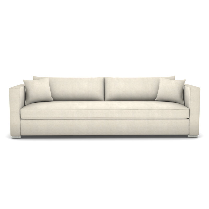 Brandt Bench Seat Extended Sofa, Casa Blanca, Tuck Linen