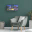 Art mural sur toile tendue - Art mural «Retro Cars» par John Roy pour le salon, la chambre à coucher ou le bureau - 10 x 19