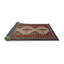 Tapis rouge/beige/brun traditionnel Cailen-336748666