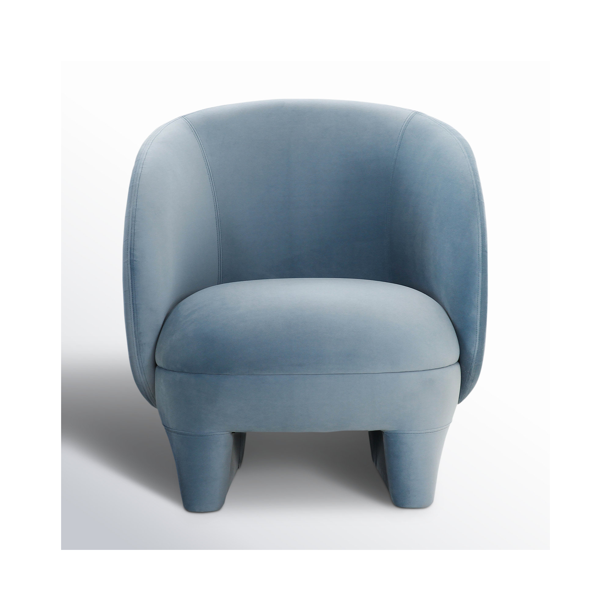 Upholstered Armchair, Bluestone