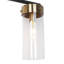 4-Light Black And Gold Wall Sconce