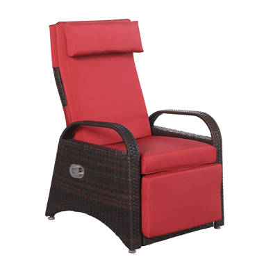 Sol 72 Outdoor Ashton Luxury Recliner Chair with Cushions