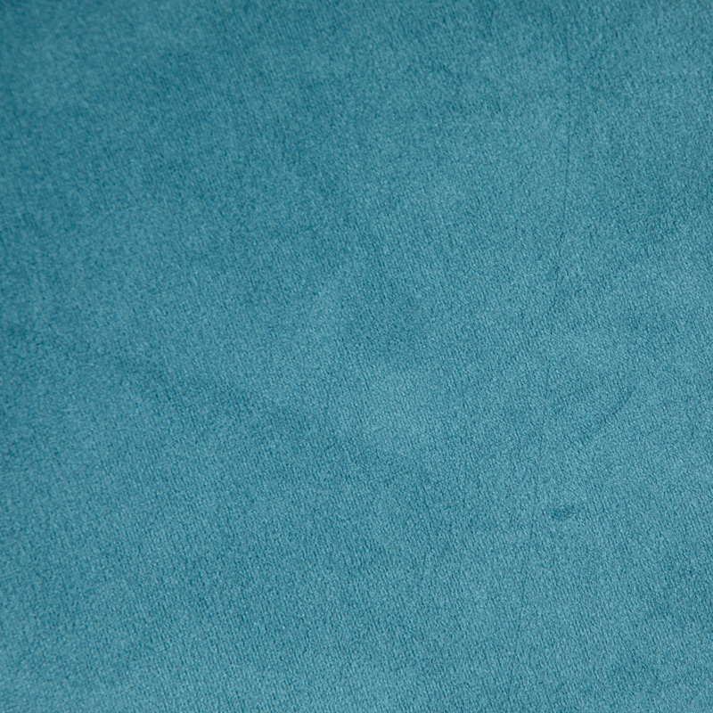 Franka Velvet Ottoman, Turquoise Velvet