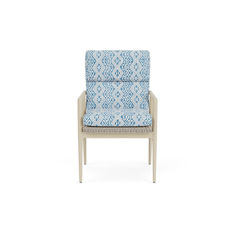 Cascade Outdoor Dining Armchair, Aman Capri, Linen