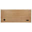 Verny 66 Inch Computer Desk, Power Outlet, 7 Drawers, Brown Rubberwood