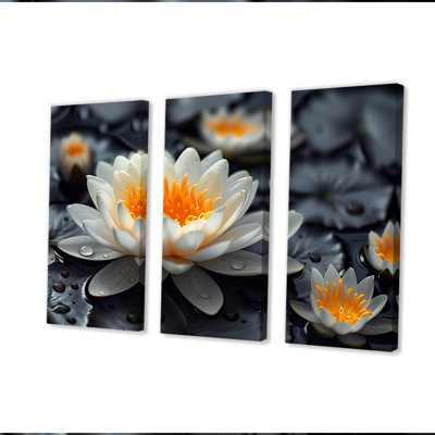 Geiser - Ensemble de décoration murale Lotus