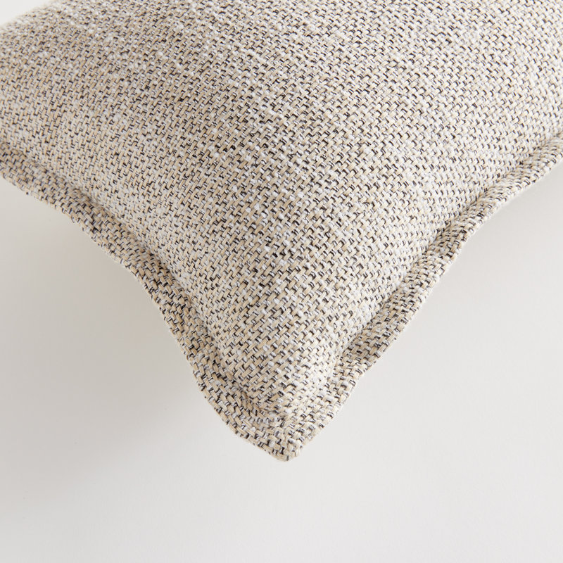 Bradley Polyester Lumbar Rectangular Indoor/Outdoor Pillow Cover & Insert