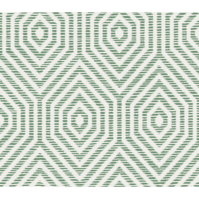 Rouleau de papier peint L 33 pi x l 20,5 po Amariea, Vert mousse