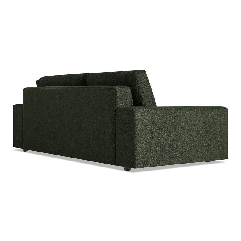 Esker Upholstered Sofa, 31" H x 98" W x 42" D, Kelso Blue 100% Polyester