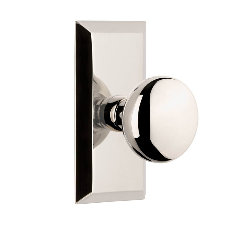 Grand mannequin double avec grand bouton Fifth Avenue Grandeur Fifth Avenue, Nickel poli