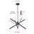 1-Dumb black dimmable LED pendant light