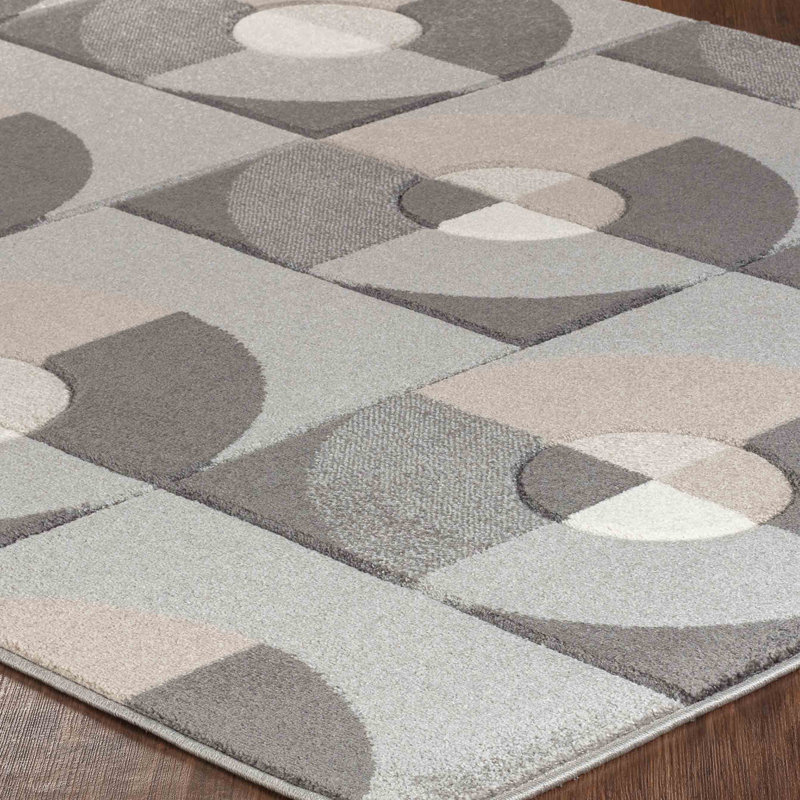 Cross Rectangle Geometric Area Rug, Rectangle 80 x 150cm