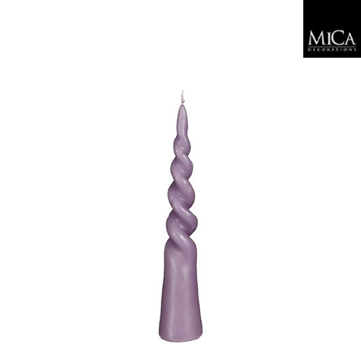 Unscented Taper Candle, Lilac