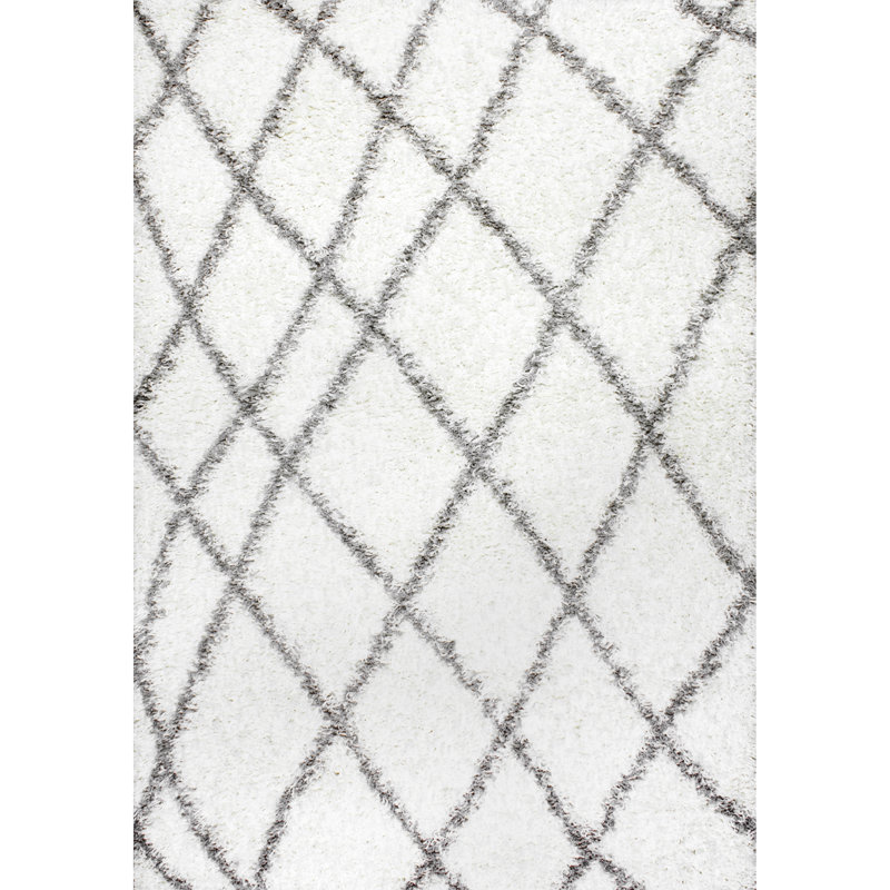 Tapis marocain à poils longs Arteta, Rectangle 3 pi 2 po x 5 pi