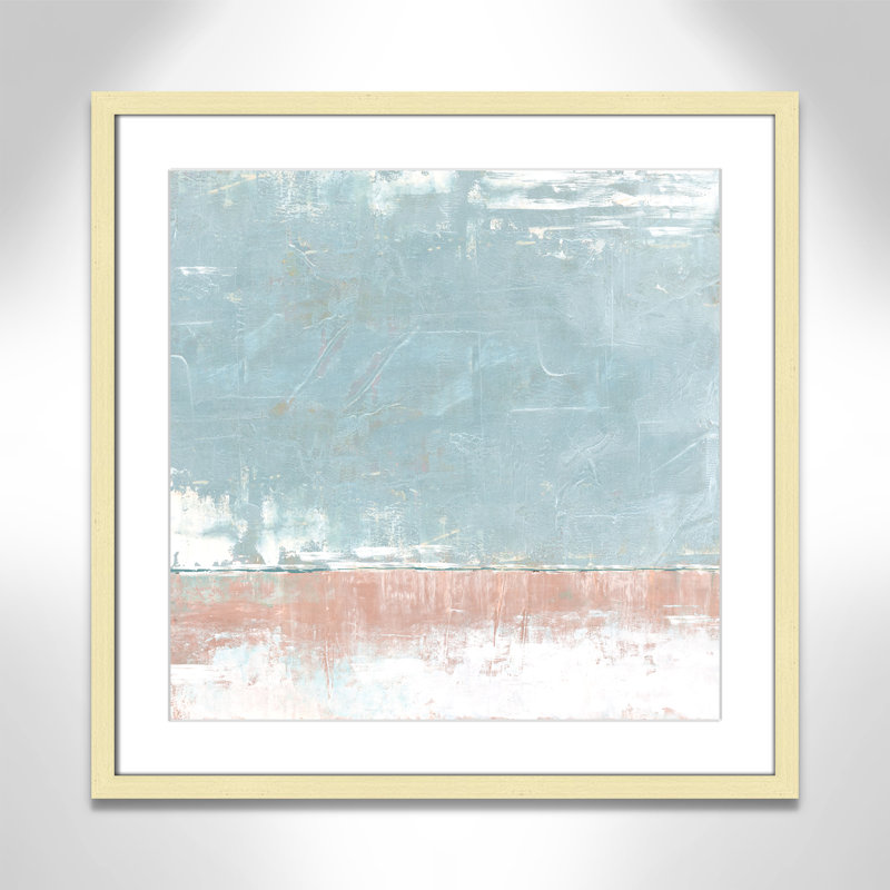 Foundation Foundation par Denise Brown, H 23,5 po x l 23,5 po x P 0,75 po, Oui, Papier avec cadre unique doré