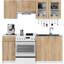 Lima Kitchen Display Cabinet Wall Unit