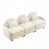 Beige White Teddy