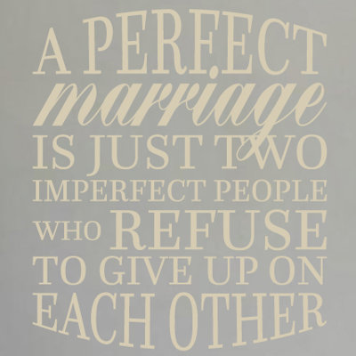 Adhésif décoratif «A Perfect Wedding»