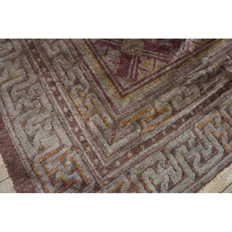 Antique Large Chinese - Baotou Knotted Rug