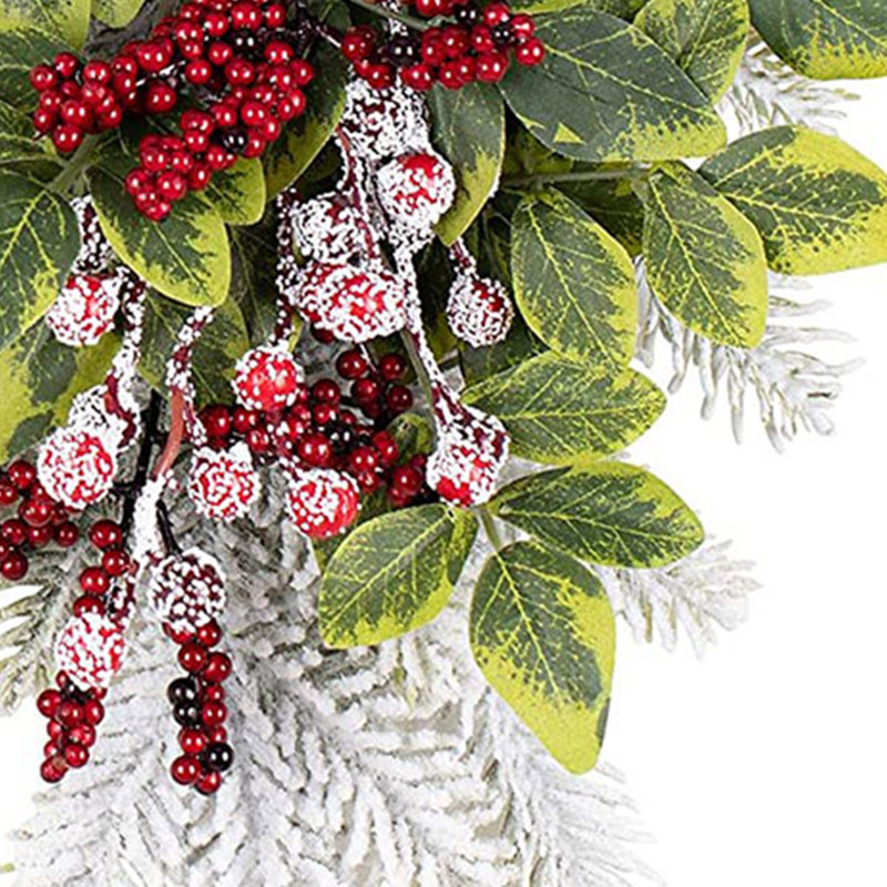 Faux Mixed Assortment Burlap 18'' Wreath