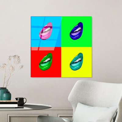 Boze 1 Piece Wall Art on Glass
