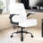 Nakysha Executive PU Leather Office Chair with Swivel Base and Padded Armrests-727507580