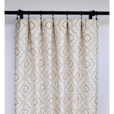 Paire de rideaux semi-transparents 100% coton Flagstone