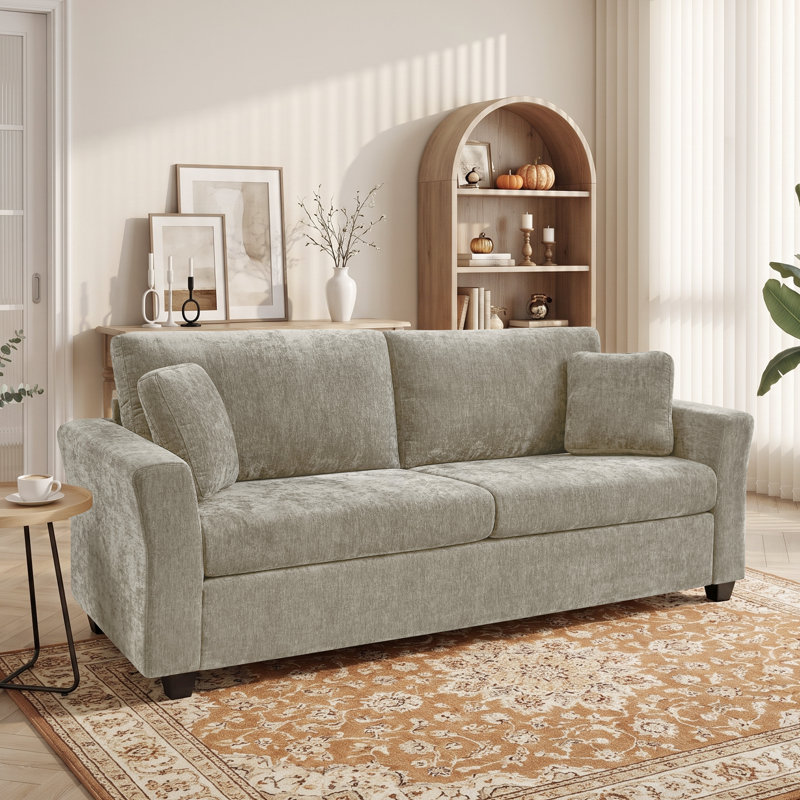 Canapé 84,65 po, H 33,86 po x l 84,65 po x P 31,5 po, Chameau