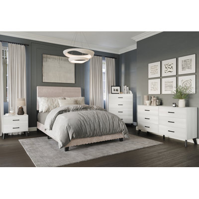 Pravesh Corduroy 4-pieces Bedroom Set