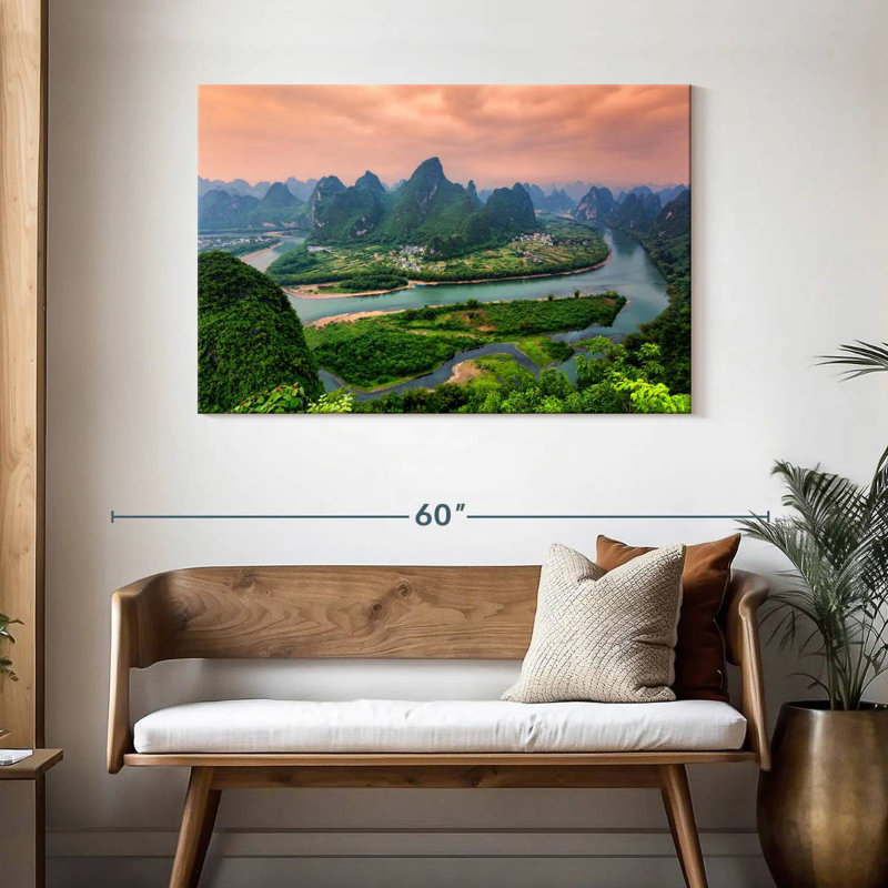 Nicci Asian River, 30" H x 45" W