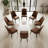 Faux Leather Upholstered Solid Back Side Chair-160234887