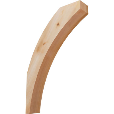 3 1/2"W x 16"D x 24"H Thorton Smooth Knee Brace, Western Red Cedar