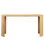 Aspect Oval Wood Entryway Console Table In Oak