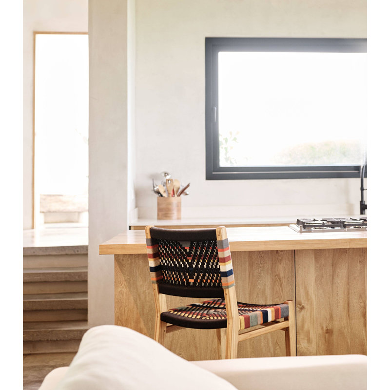 Chontales With Backrest Height, Natural San Geronimo, Bar Stool (30" Seat Height)