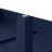 Modern Blue 6-Drawer Fluted Dresser