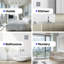 Grille de registre décorative pour mur et plafond en métal blanc mat carré-108369902