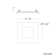 Lotos 6in LED White Square Recessed Light Kit With 5 Colour Temperature (CCT) Selectable Switch