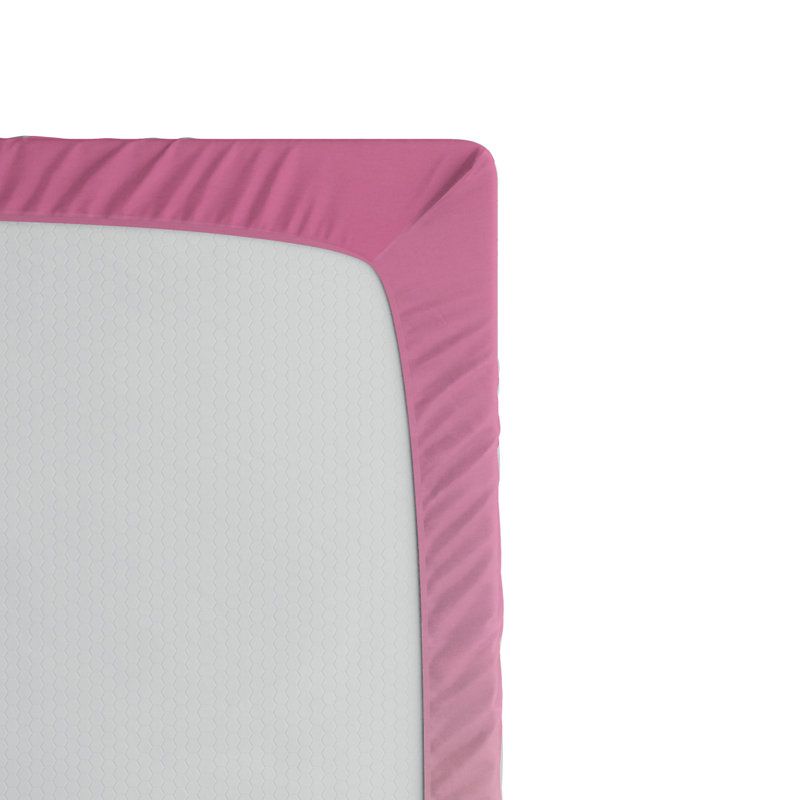 Microfiber Fitted Sheet, Queen Fitted Sheet, Hot Pink Candy