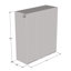 Armoire blanche 71 "avec miroir Aria-872644189