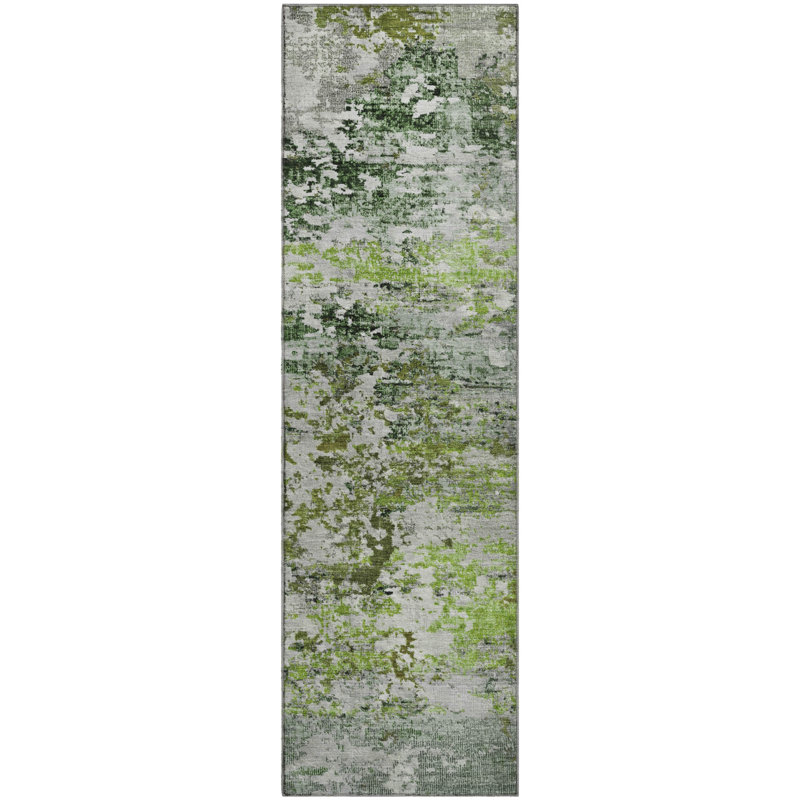 Premium Machine Washable Mayfield AMF1830 Modern Rug, Runner 2'3" x 7'6"