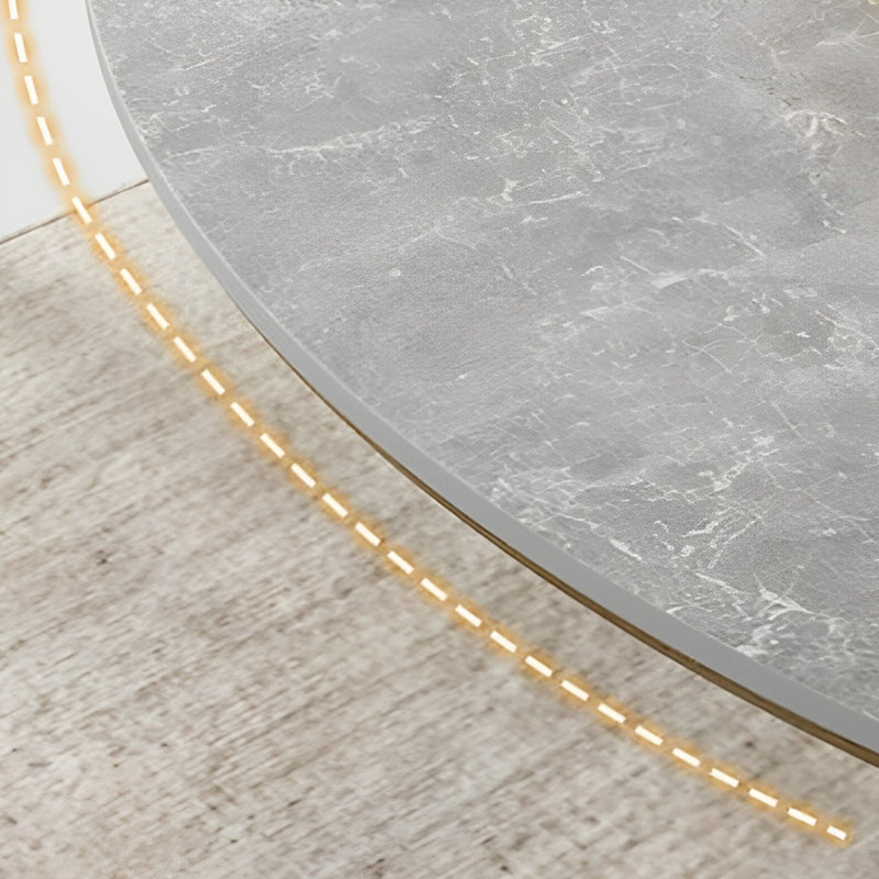 Table de salle à manger Wabi Sabi, H 29,52 po x L 47,24 po x l 47,24 po