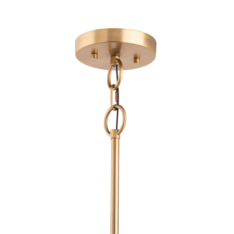 Lustre linéaire moderne à 6 lumières Crevan