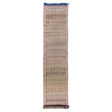 Fine Hand Knotted Flat Weave Moroccan 2'11"X 14'