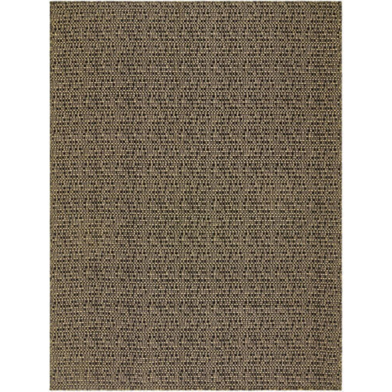 Lumina  Machine Woven Rug, Black/Yellow, Rectangle 1'11" x 2'11"