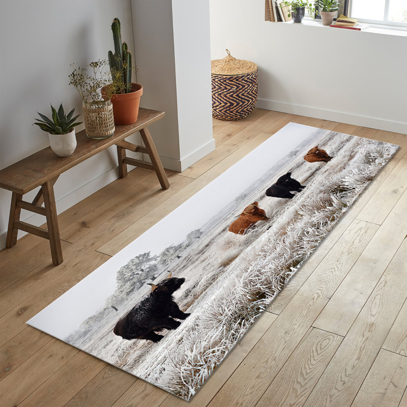 Exquisite Floral Theme With Pile Soft Printed Rug Featuring Intricate Design and Vibrant Colors for Enhancing Your Living Room Aesthetics