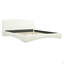 Lit plateforme simple en métal, blanc