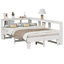 Bookcase Bed Without Mattress Solid Wood Pine-1938820494-1938820492