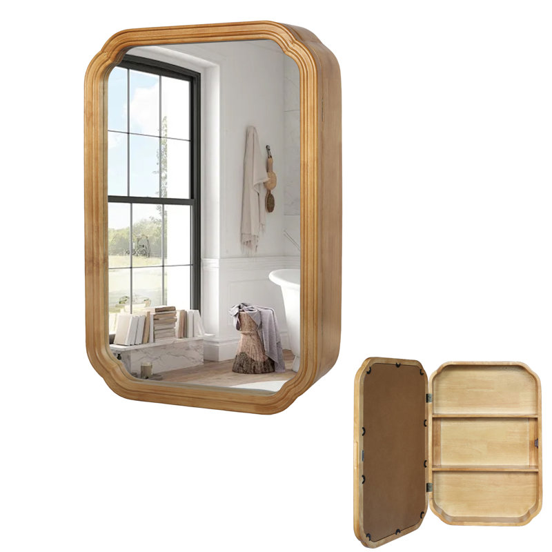29,72 * 19,69 pouces miroir fonctionnel avec armoire