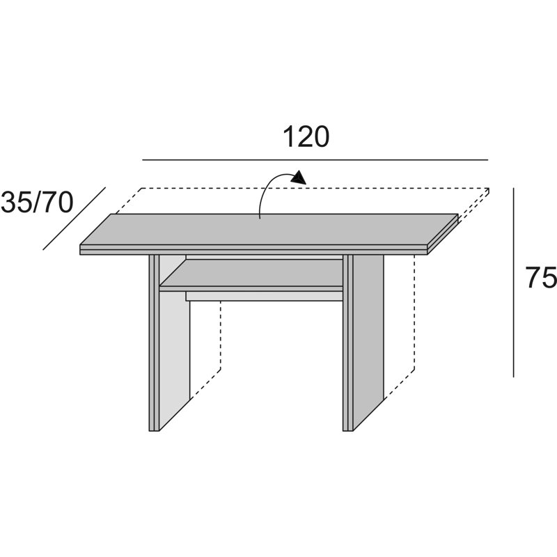 Northbridge 120cm Console Table