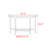 Modern full solid wood porch table.-1486598362